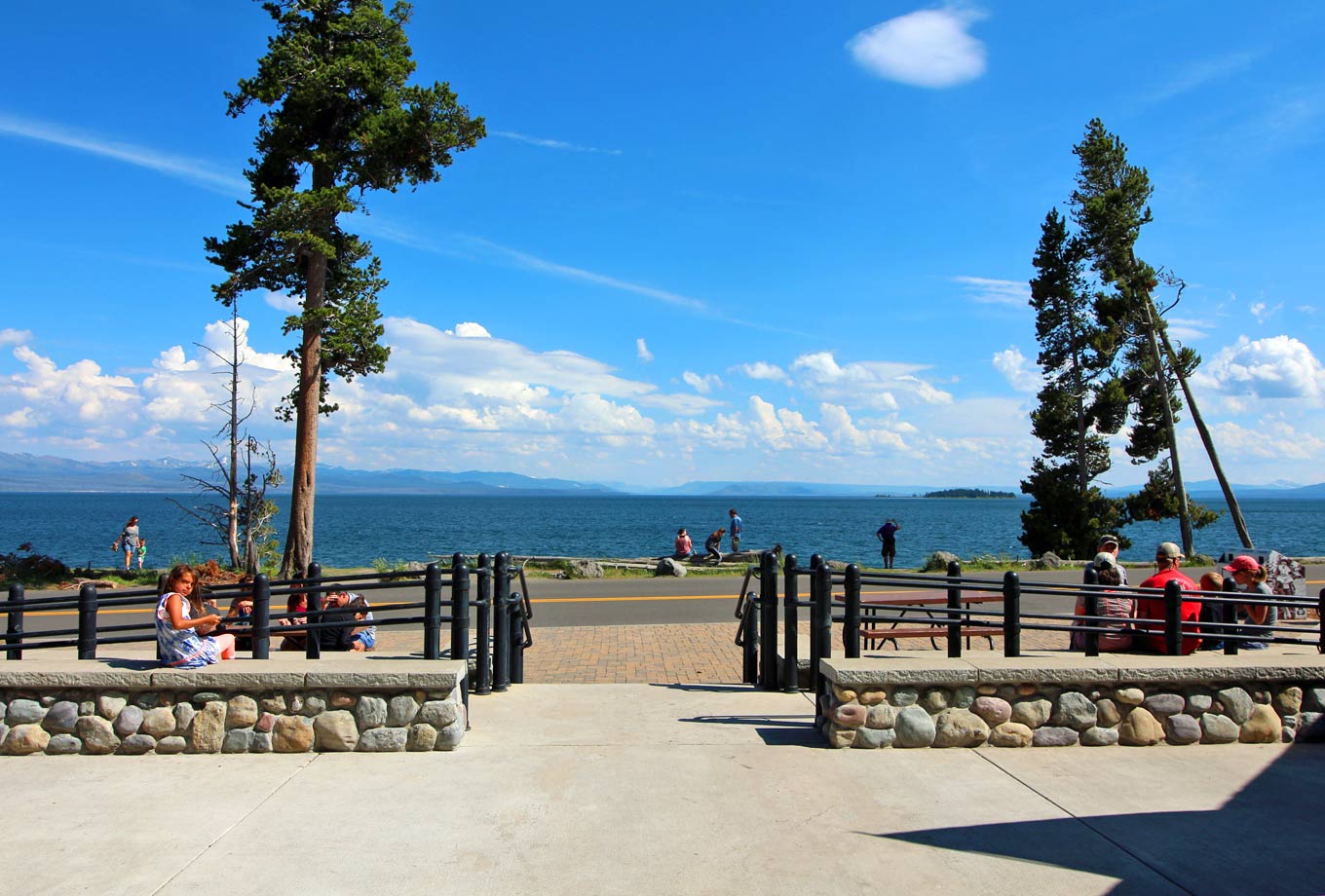 Yellowstone Lake in Yellowstone National Park
